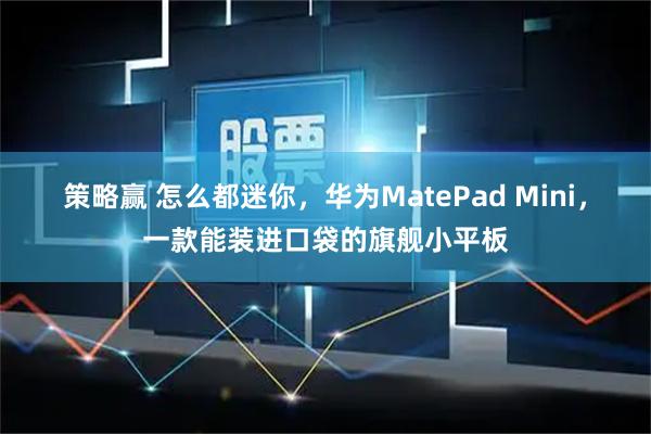 策略赢 怎么都迷你，华为MatePad Mini，一款能装进口袋的旗舰小平板